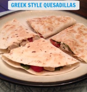 Greek Style Quesadillas