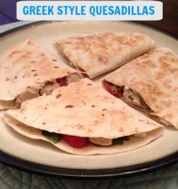 Quick And Easy Greek Style Quesadillas